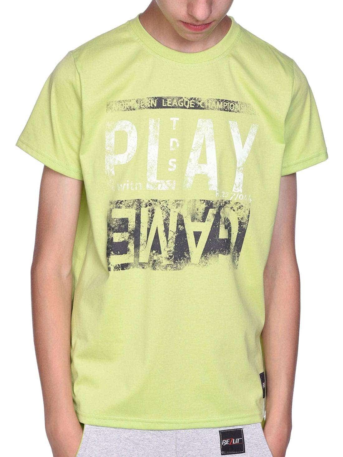 BEZLIT T-Shirt Jungen T-Shirt mit Motiv Druck & Sommer Farben (1-tlg) T-Shirt
