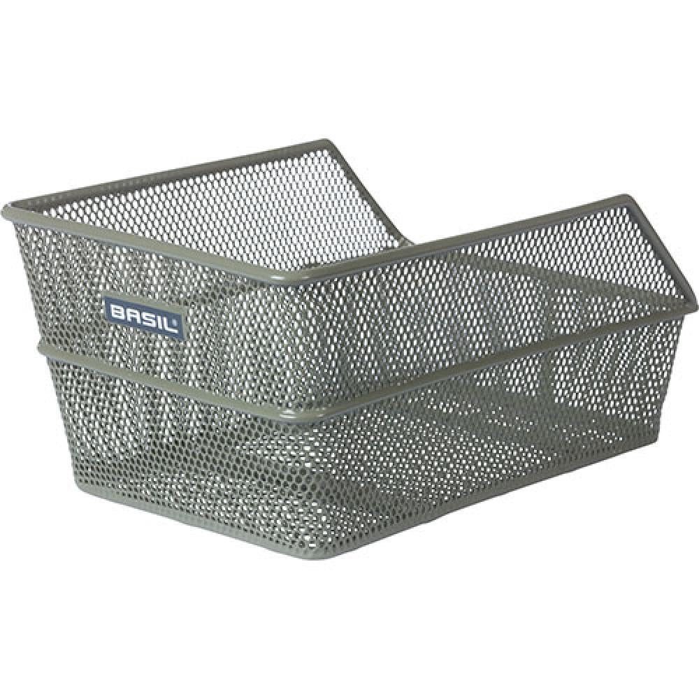 Basil Fahrradkorb Basil Hinterradkorb Cento S Schultasche olivgrün 31x21x9cm engmaschig