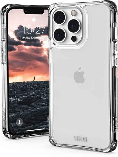 UAG Handyhülle »Plyo« Apple iPhone 13 Pro Max, [Apple iPhone 13 Pro Max Hülle, Wireless Charging kompatibles Cover, Sturzfestes iPhone 13 Pro Max Case, Ultra Slim Bumper] - ice (transparent)