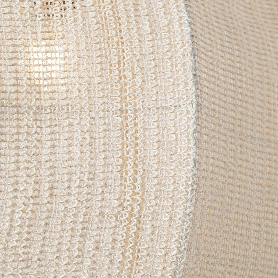 Qazqa Pendelleuchte Rob, ohne Leuchtmittel, Warmweiß, QAZQA Hängeleuchte, e27, Weiß, Textil, Orientalisch