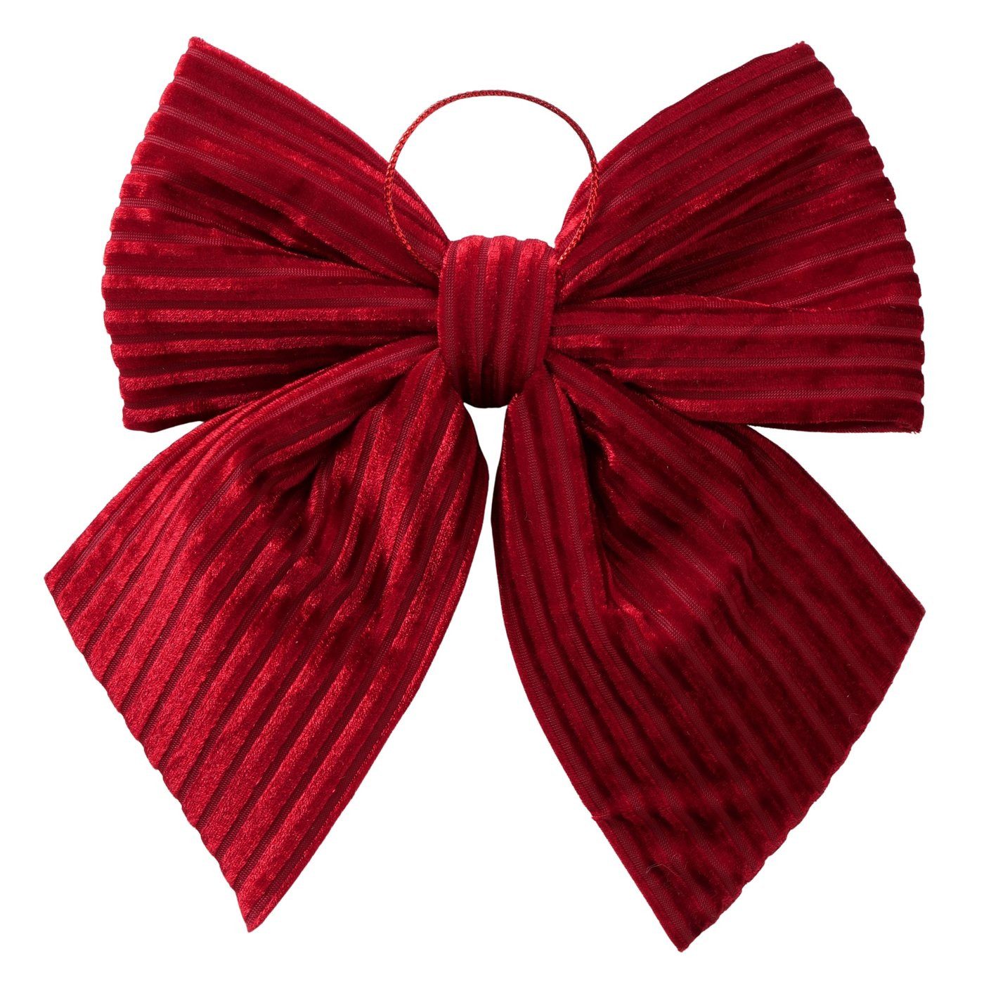 BOLTZE GRUPPE Weihnachtsbaumschleife Boltze Dekoanhänger Bowy, Plüsch Schleife, 17x2cm, 2059600 (1-tlg)