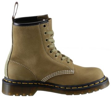 DR. MARTENS 1460 Schnürboots, Blockabsatz, Stiefelette mit Luftkammern in der Laufsohle