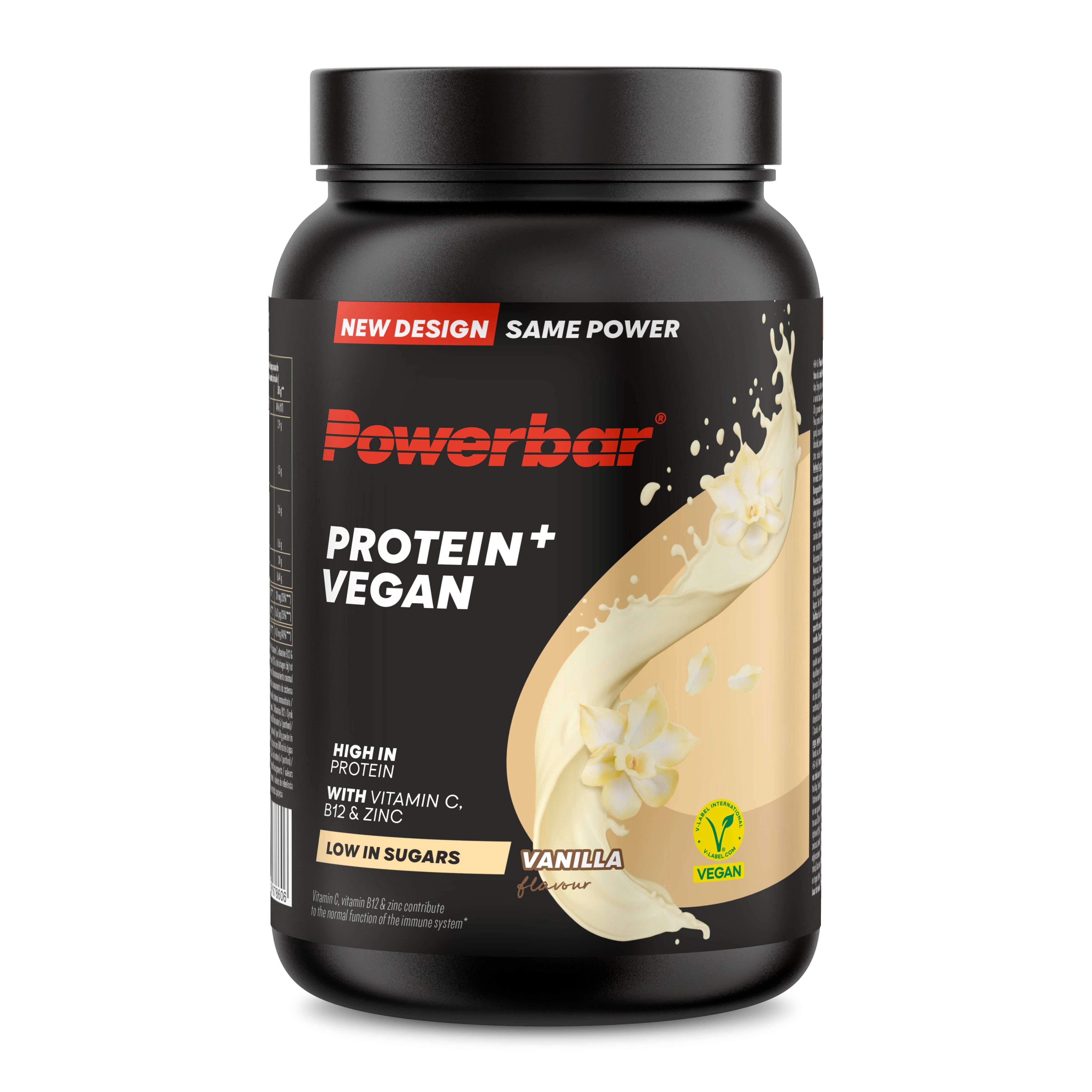 PowerBar Protein+ Vegan Immune Support Vanilla 570 g Pulver Pulver, 1 er Dose à 1 St., 570 g, Veganes Protein Pulver