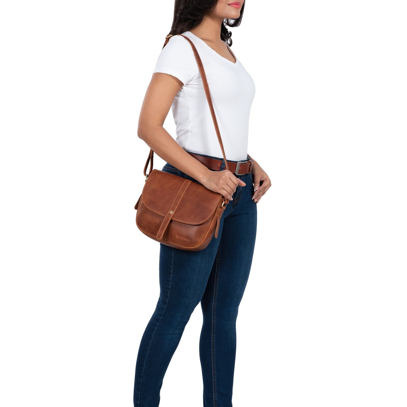 STILORD Handtasche "Kira" Umhängetasche Frauen Leder Vintage Handtasche Abe günstig online kaufen
