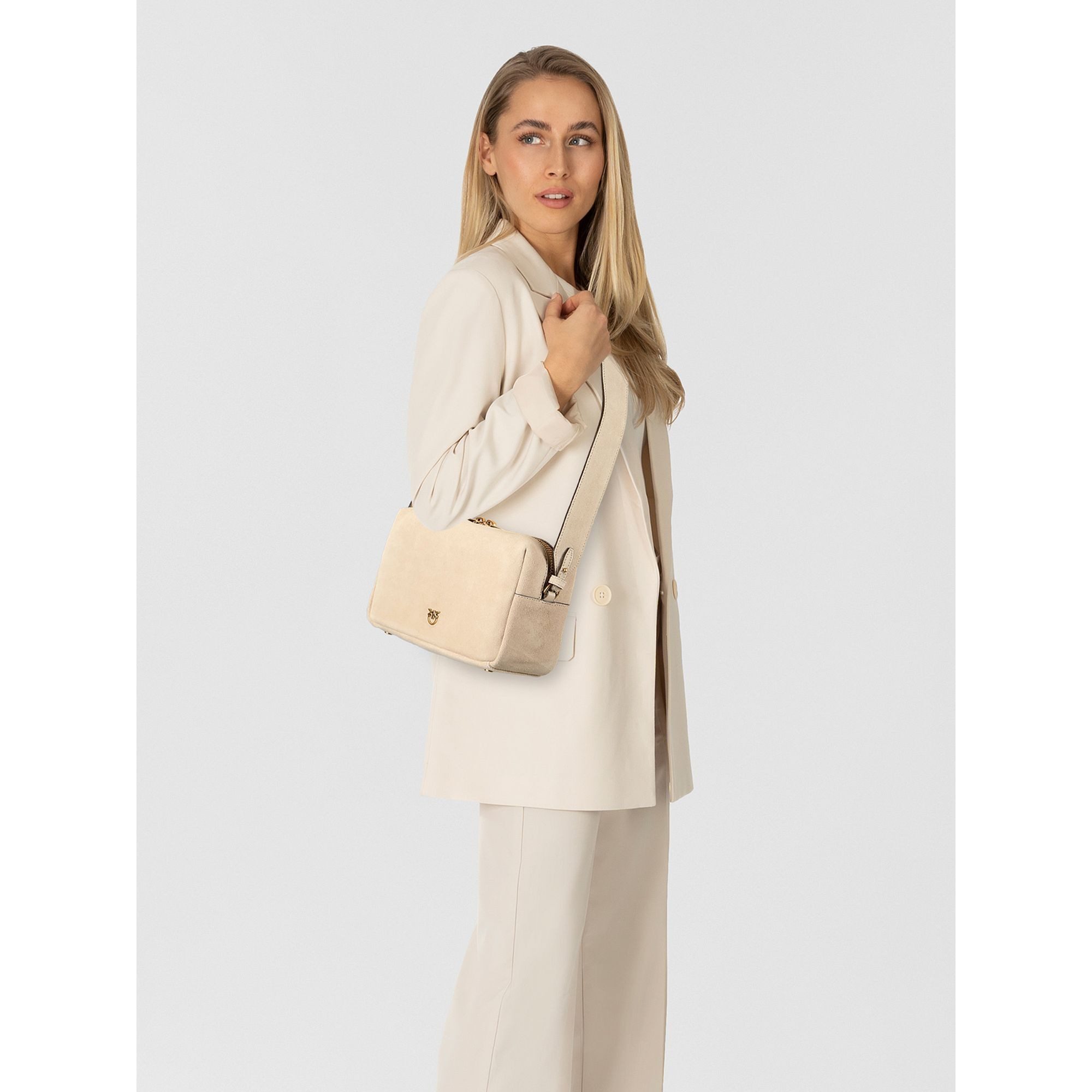 PINKO Umhängetasche Shoulder Horizontal, Leder
