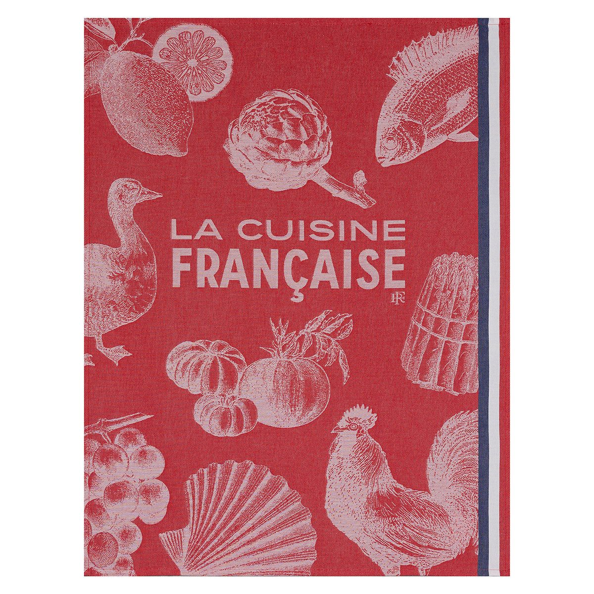 KAF Home Porto Geschirrtuch – Jacquard Gewebt, 48,3 X 76,2 Cm, 100 % Baumwolle, Sushi-Design