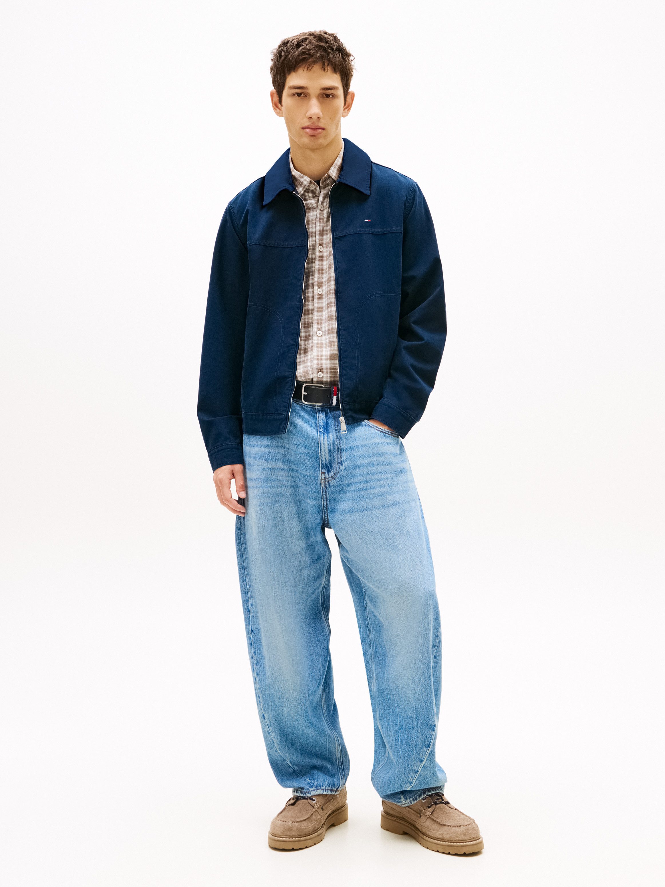 Tommy Jeans Blouson TJM REGULAR COTTON RANCH Regular fit mit Umlegekragen