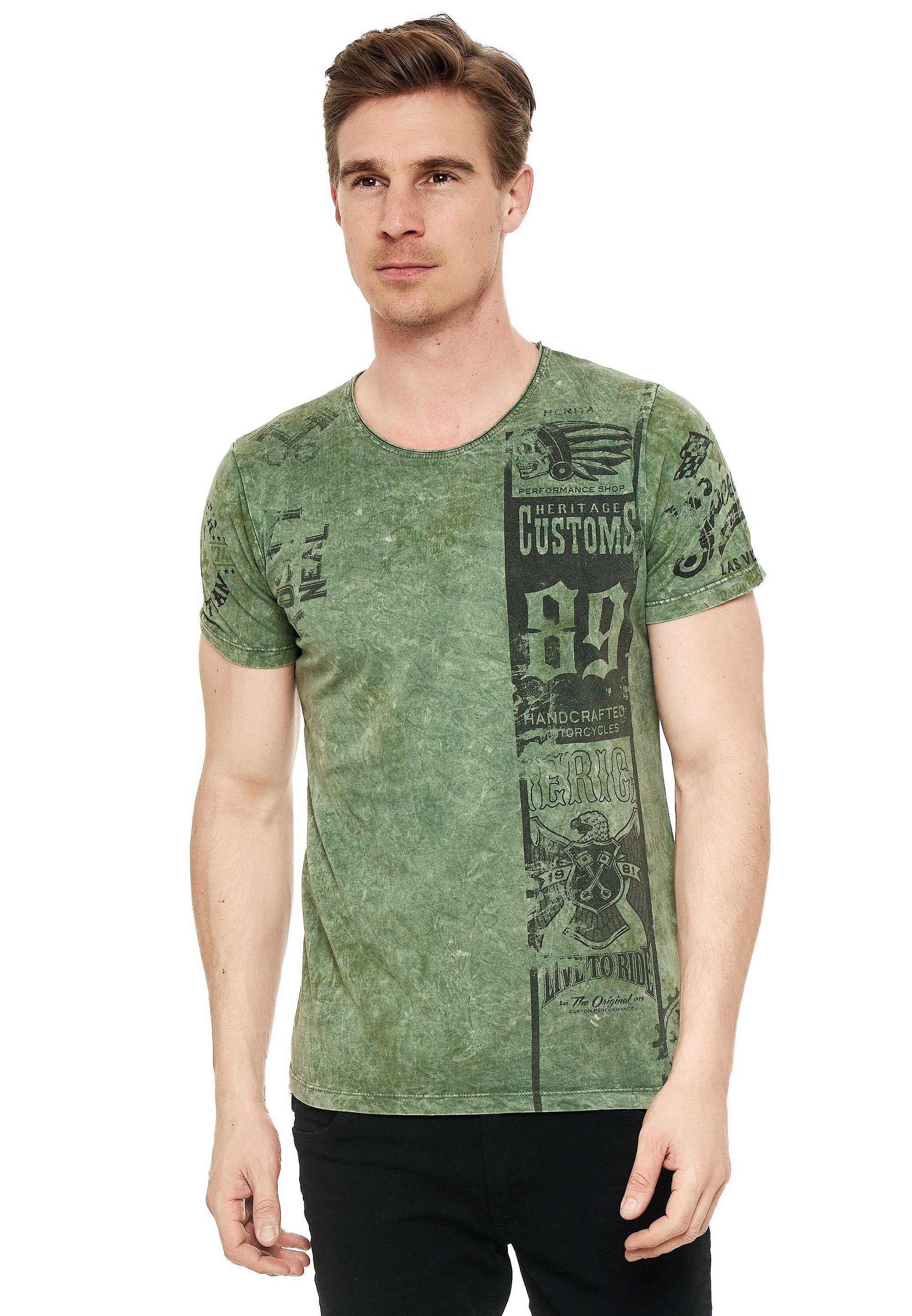 Rusty Neal T-Shirt, mit modernem Print günstig online kaufen