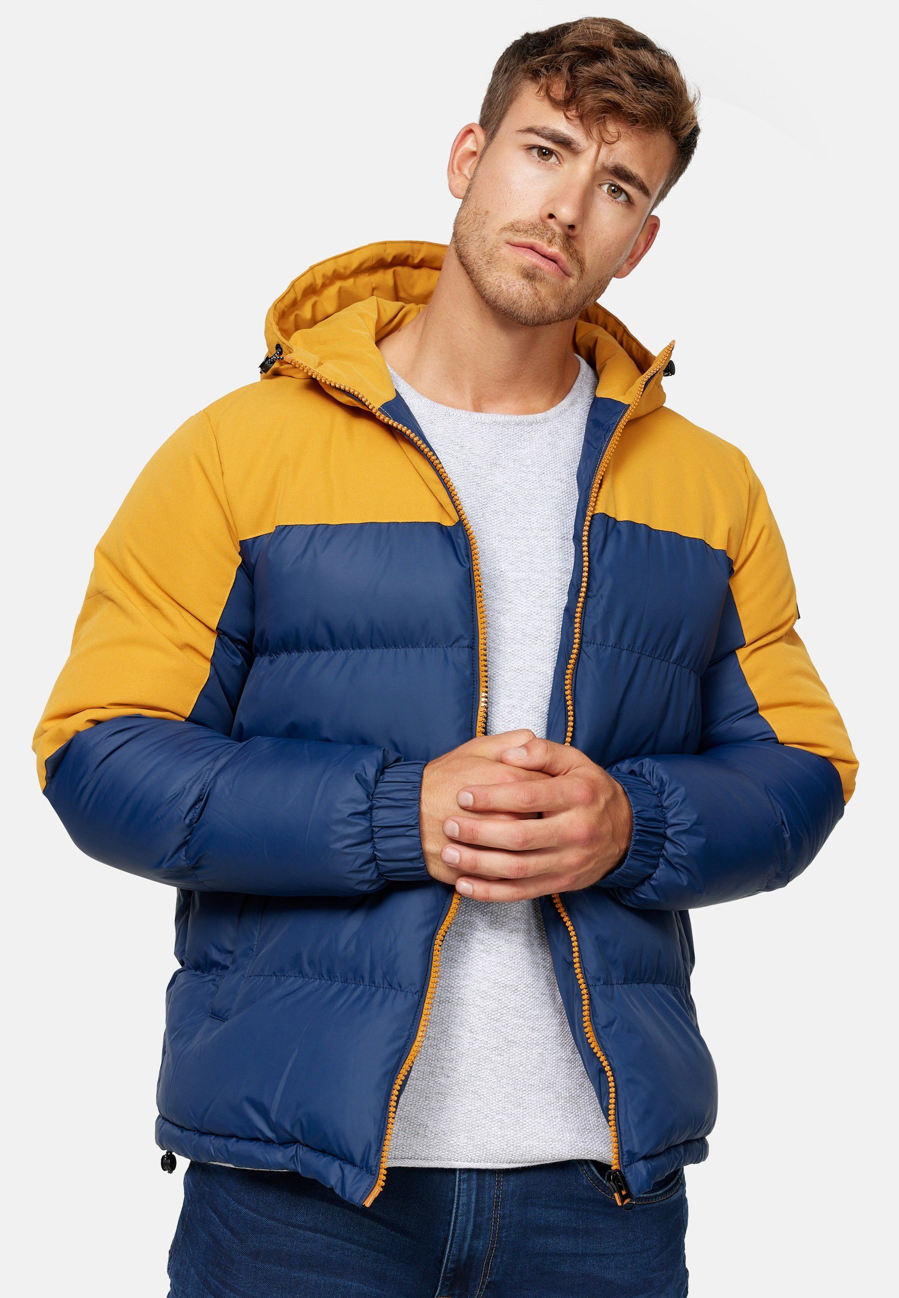 Indicode Winterjacke Danix Navy