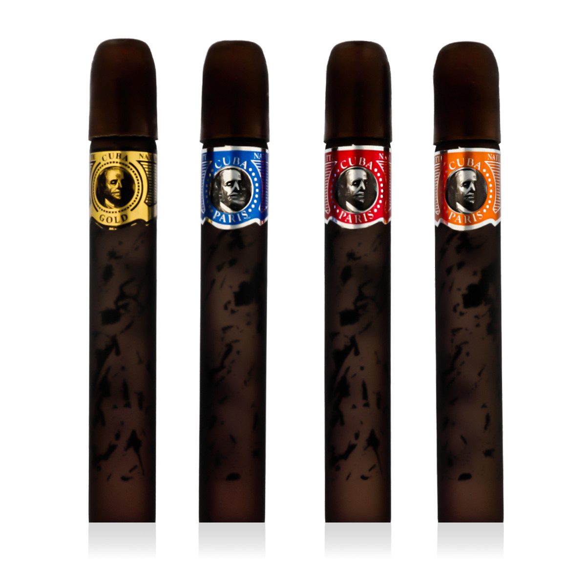 Cuba Duft-Set Miniaturen Set,Blue,Gold,Orange,Red