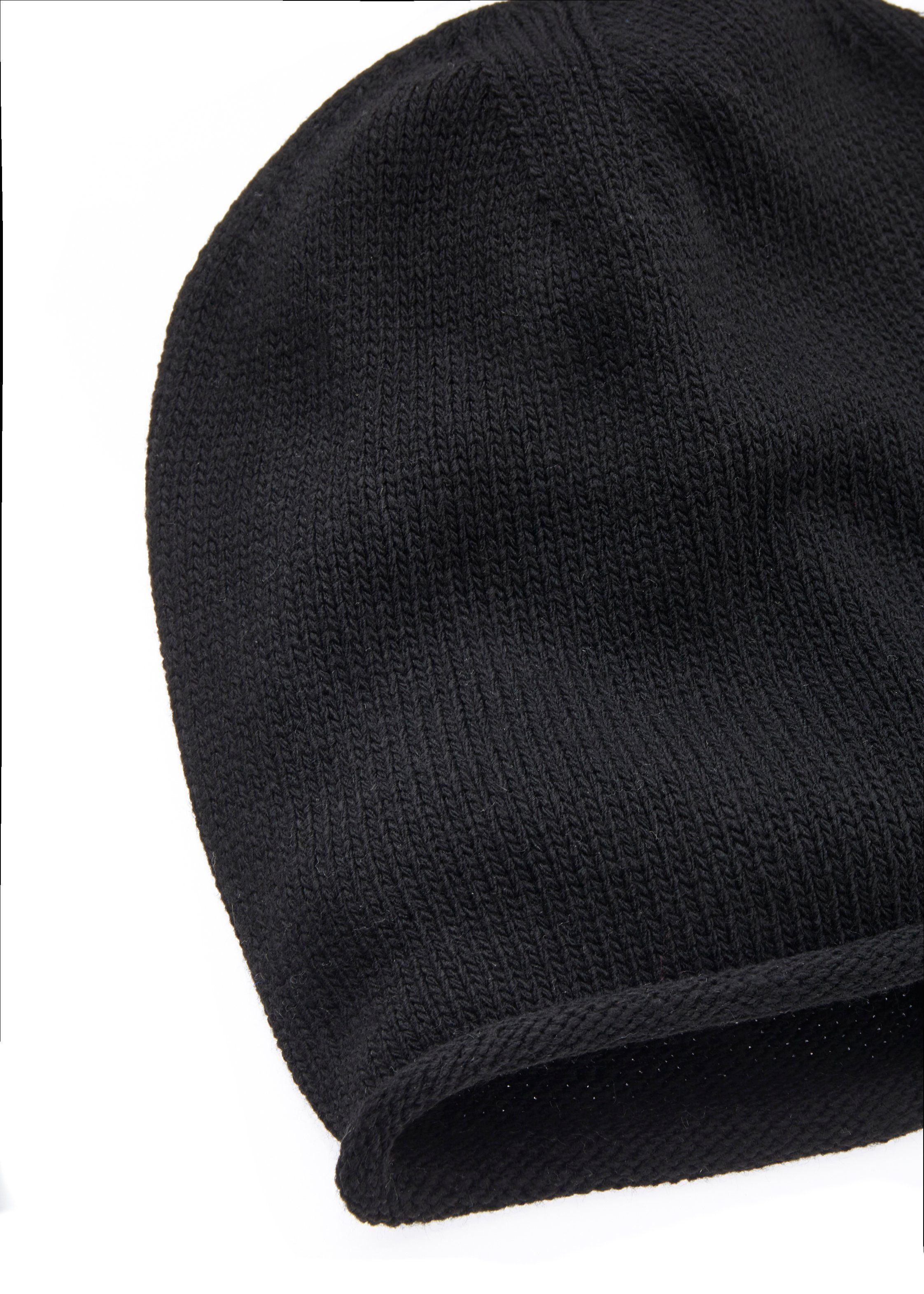 LASCANA Beanie Strickmütze Feinstrick mit Rollrand, günstig online kaufen