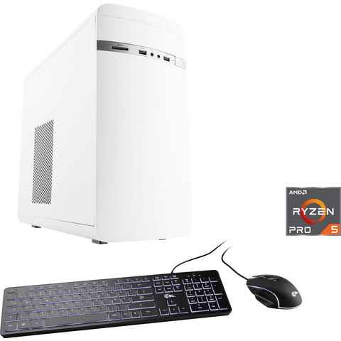 CSL Sprint V28512 Gaming-PC (AMD Ryzen 5 PRO 4650G, AMD Radeon Graphics, 16 GB RAM, 1000 GB SSD, Luftkühlung)