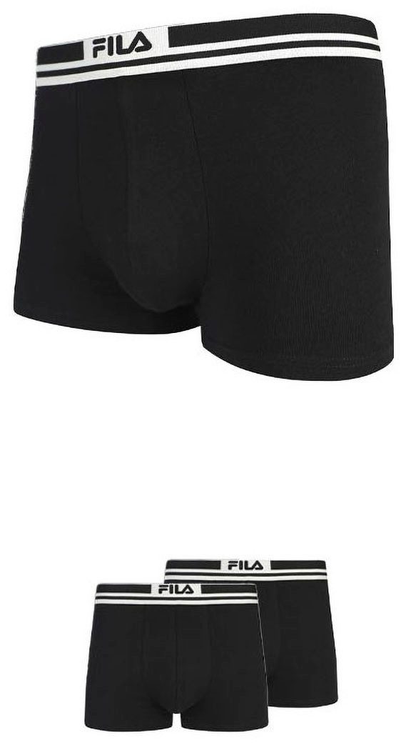 Fila Boxer MAN BOXER SHORTS (2er Pack) mit sportlichem Streifen-Detail, ohn günstig online kaufen