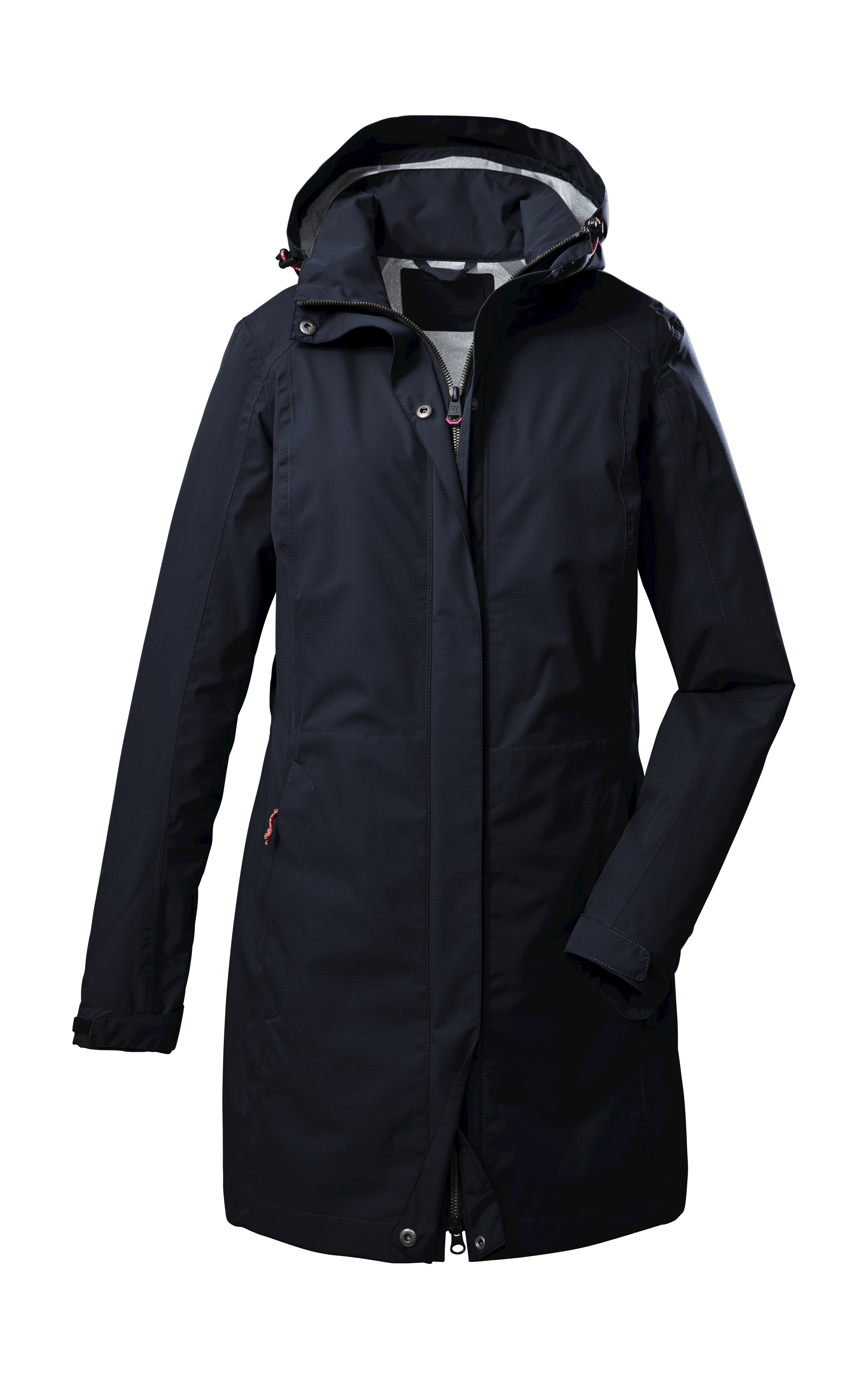 Killtec Parka KOS 93 WMN PRK Wasserdichter, atmungsaktiver Parka mit abnehmbarer Kapuze