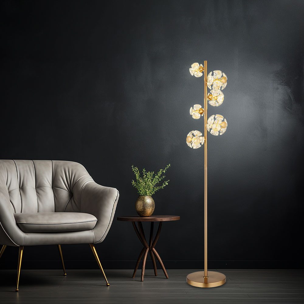 GLOBO LIGHTING LED Stehlampe, LED-Leuchtmittel fest günstig online kaufen