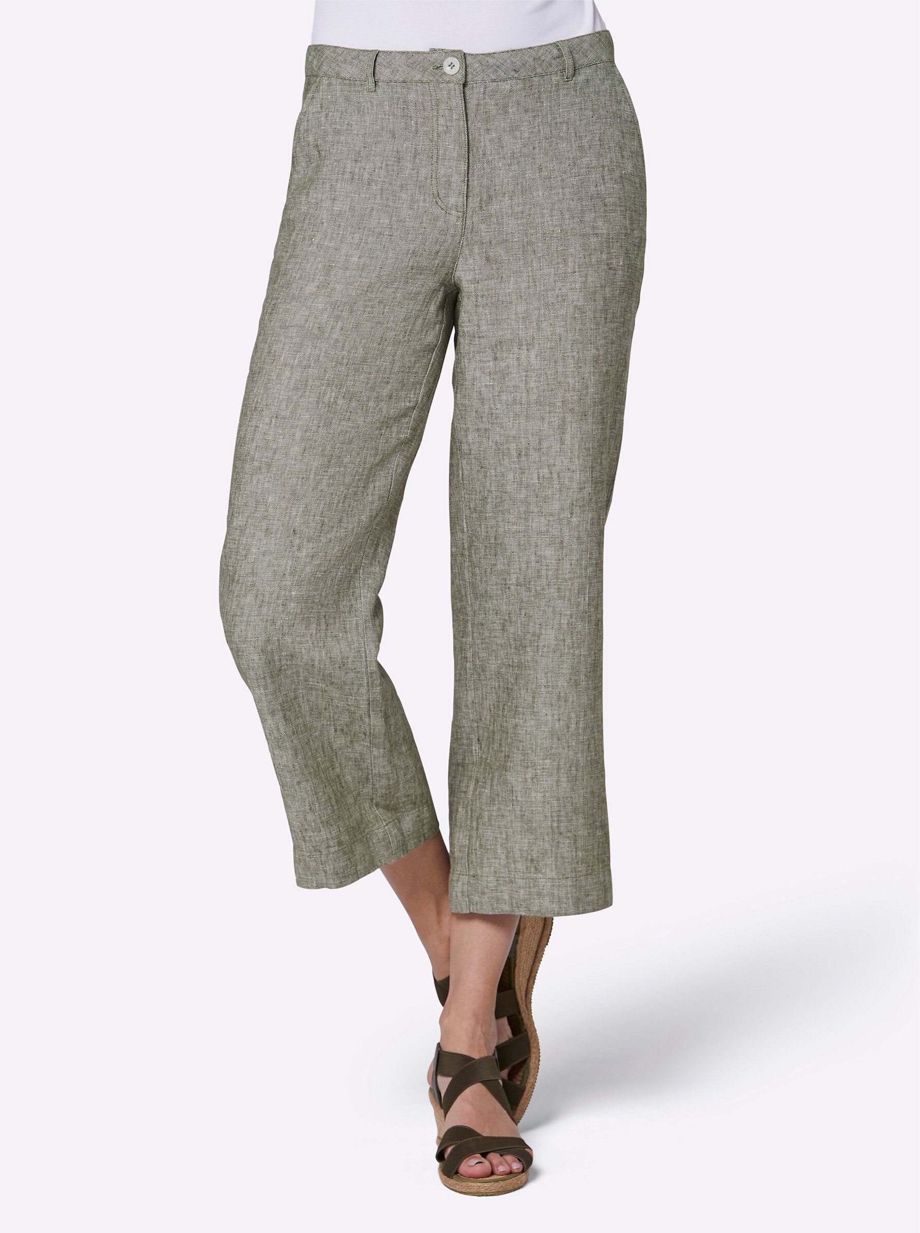 creation L Jerseyhose Leinen-Hose Innenbeinlänge ca. günstig online kaufen