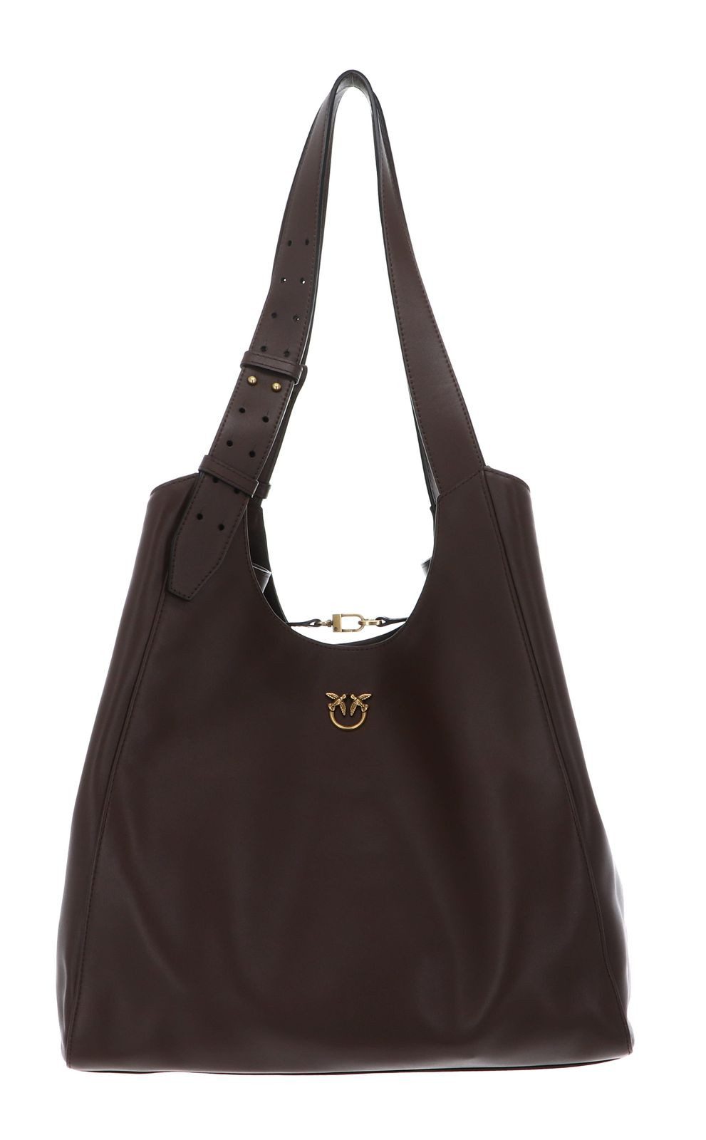 PINKO Schultertasche Tote Classic Belt, aus echtem Rindsleder