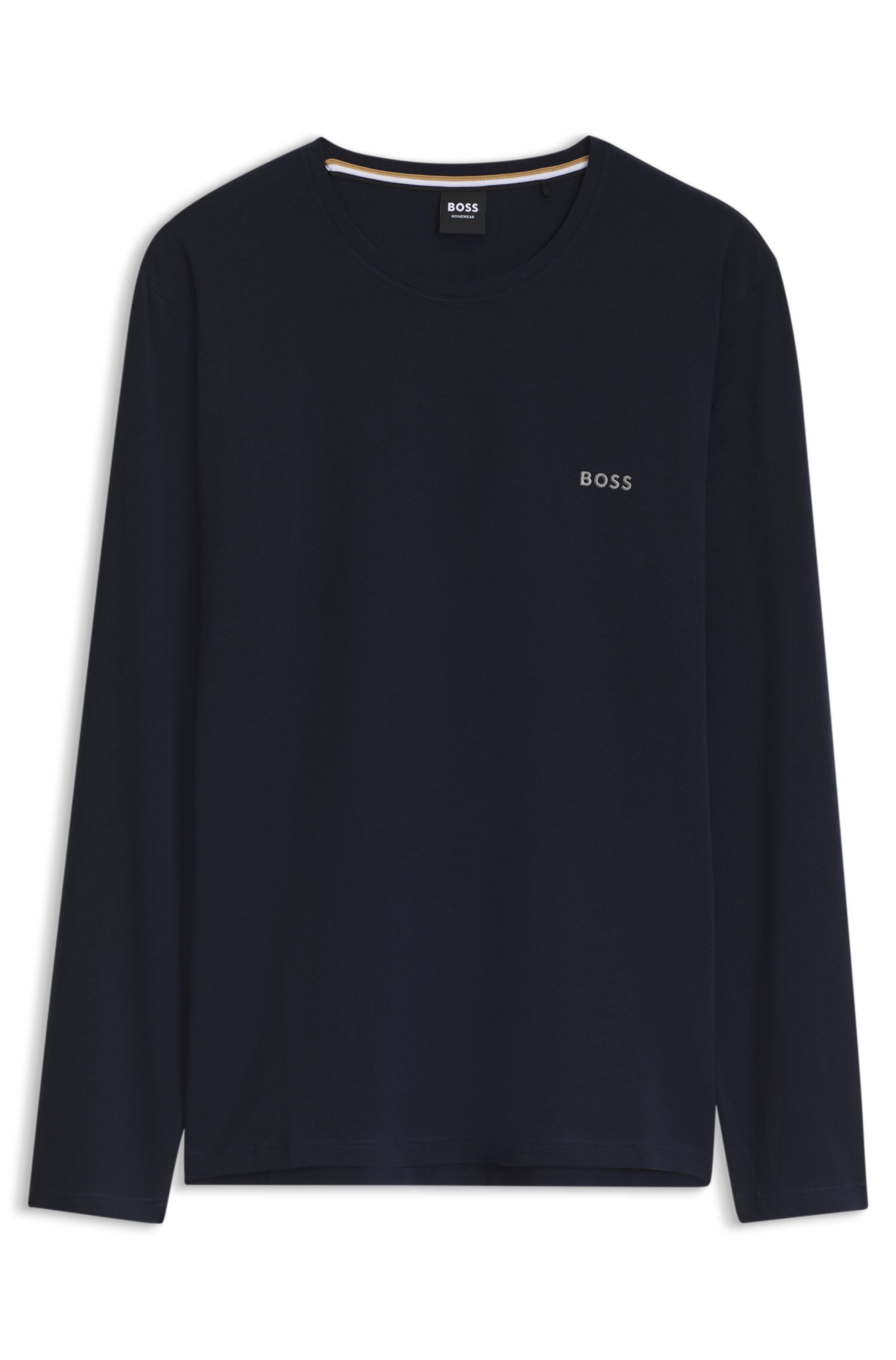 BOSS Langarmshirt Mix&Match LS mit Logoschriftzug
