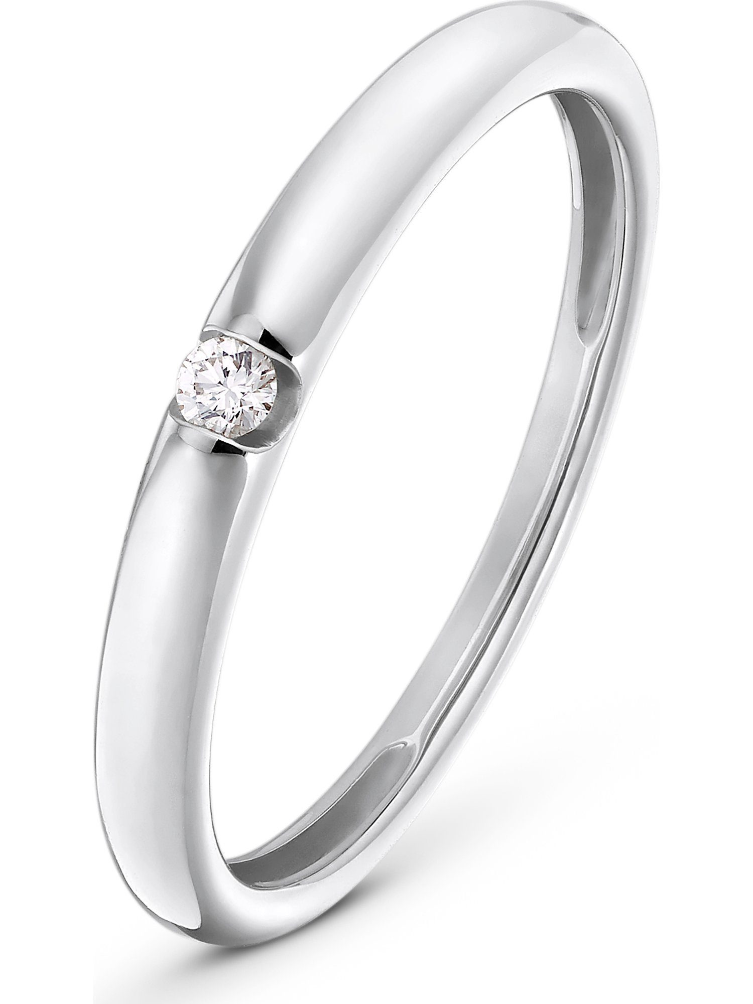 CHRIST Diamantring CHRIST Damen-Damenring 1 Diamant