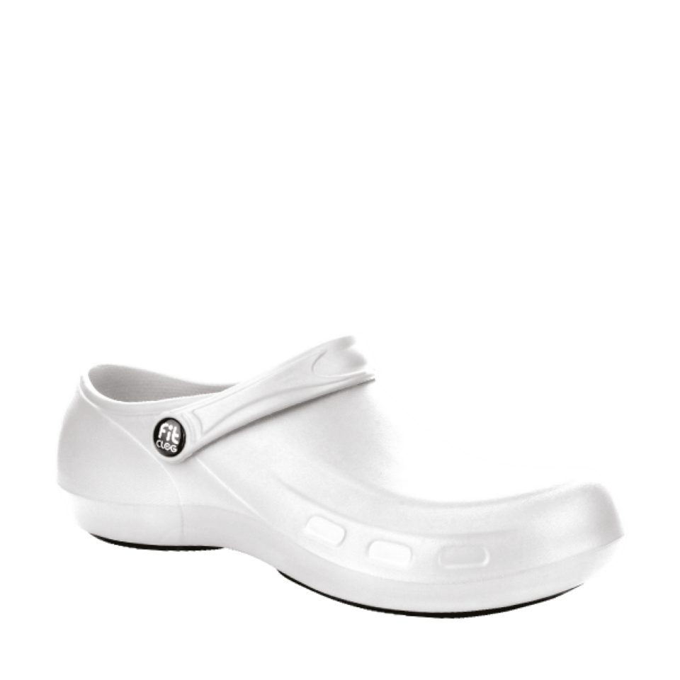 Sander Fitclog Power 003 weiss Berufsschuh erhöhter Fersenschutz