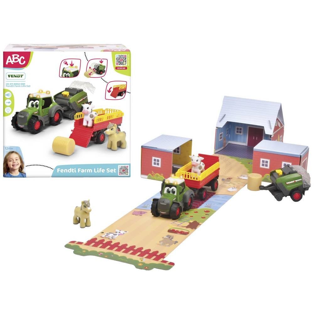 Dickie Toys Spielzeug-Traktor ABC Fendti Farm Life Set