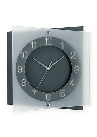 AMS Wanduhr W9323 (Quarzuhr,Mineralglas,Wohnzimmer,Esszimmer,Küche,Arbeitszimmer,Flur)