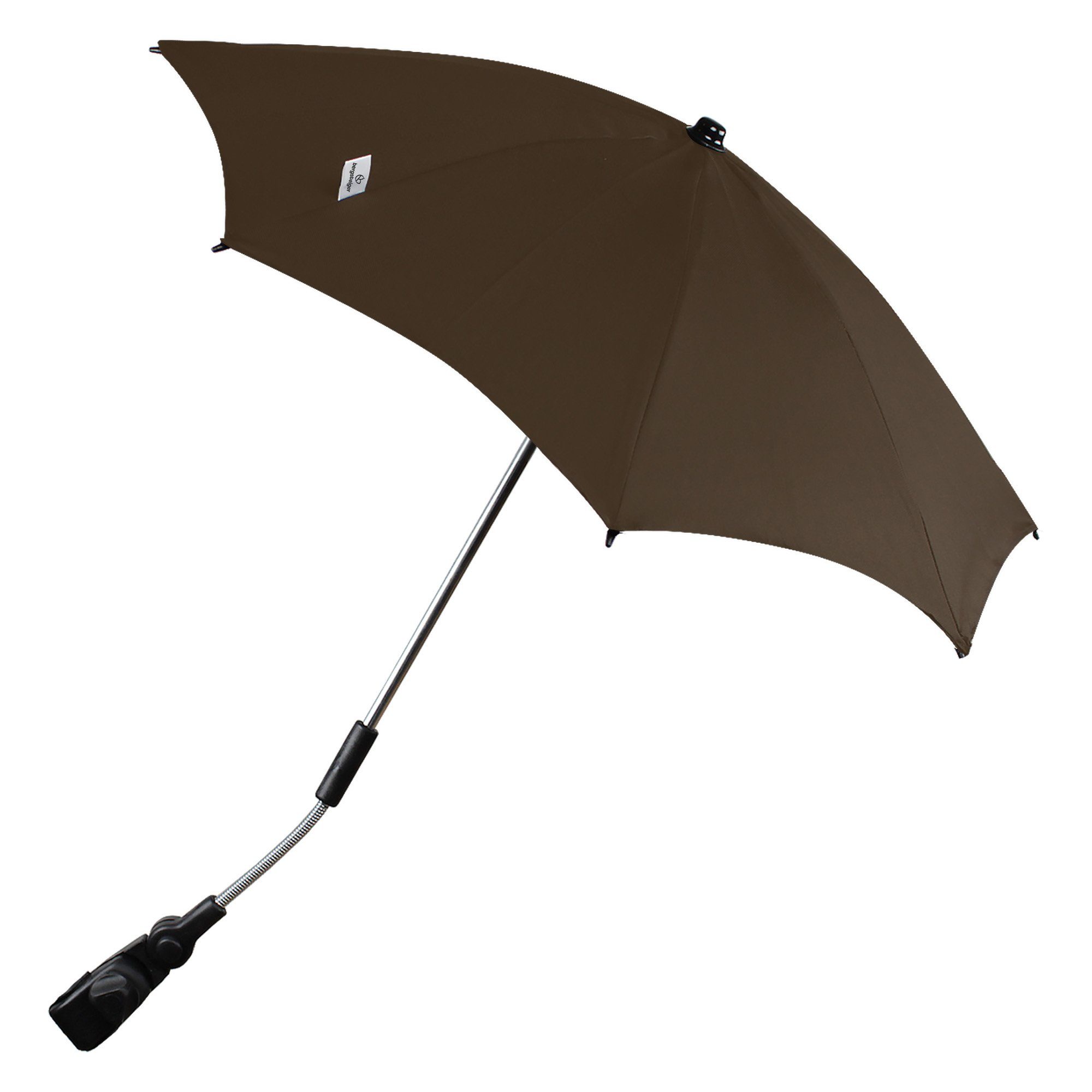 bergsteiger Kinderwagenschirm Sonnenschirm für Kinderwagen & Buggy, Schirm, UV Sonnenschutz 50+ chocolate