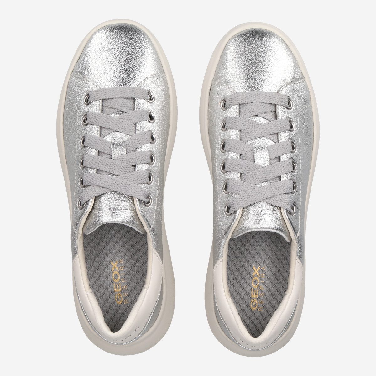 Geox GEOX SPHERICA, Sneaker, Silber, Damen Sneaker