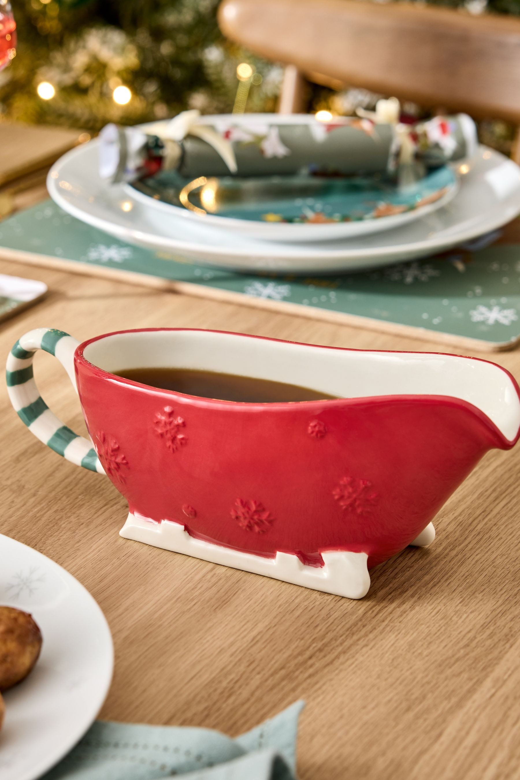Next Sauciere Soßenschüssel, Weihnachtsschlitten, Steingut, (1-tlg)
