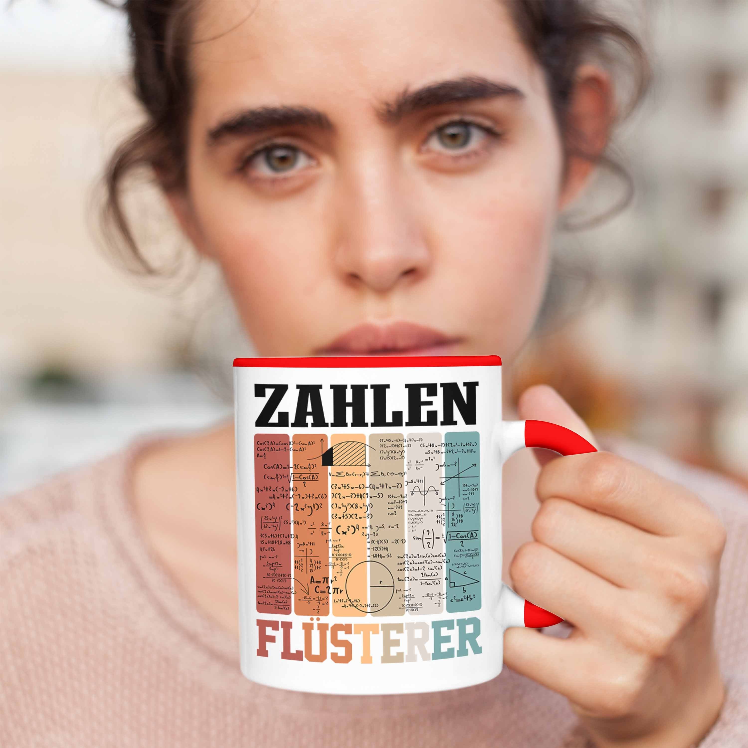 Geschenk Gesc Trendation Lustige Mathe Tasse Tasse Trendation Phsyik Flüsterer Zahlen Rot -