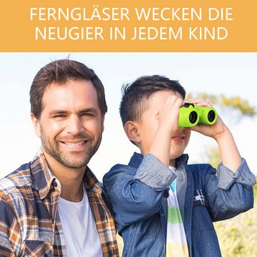 Novzep Outdoor-Spielzeug 8x21 Kinderfernglas-Set mit Lupe und Kompass zur, Beobachtung von Tieren, Landschaften und Sternen