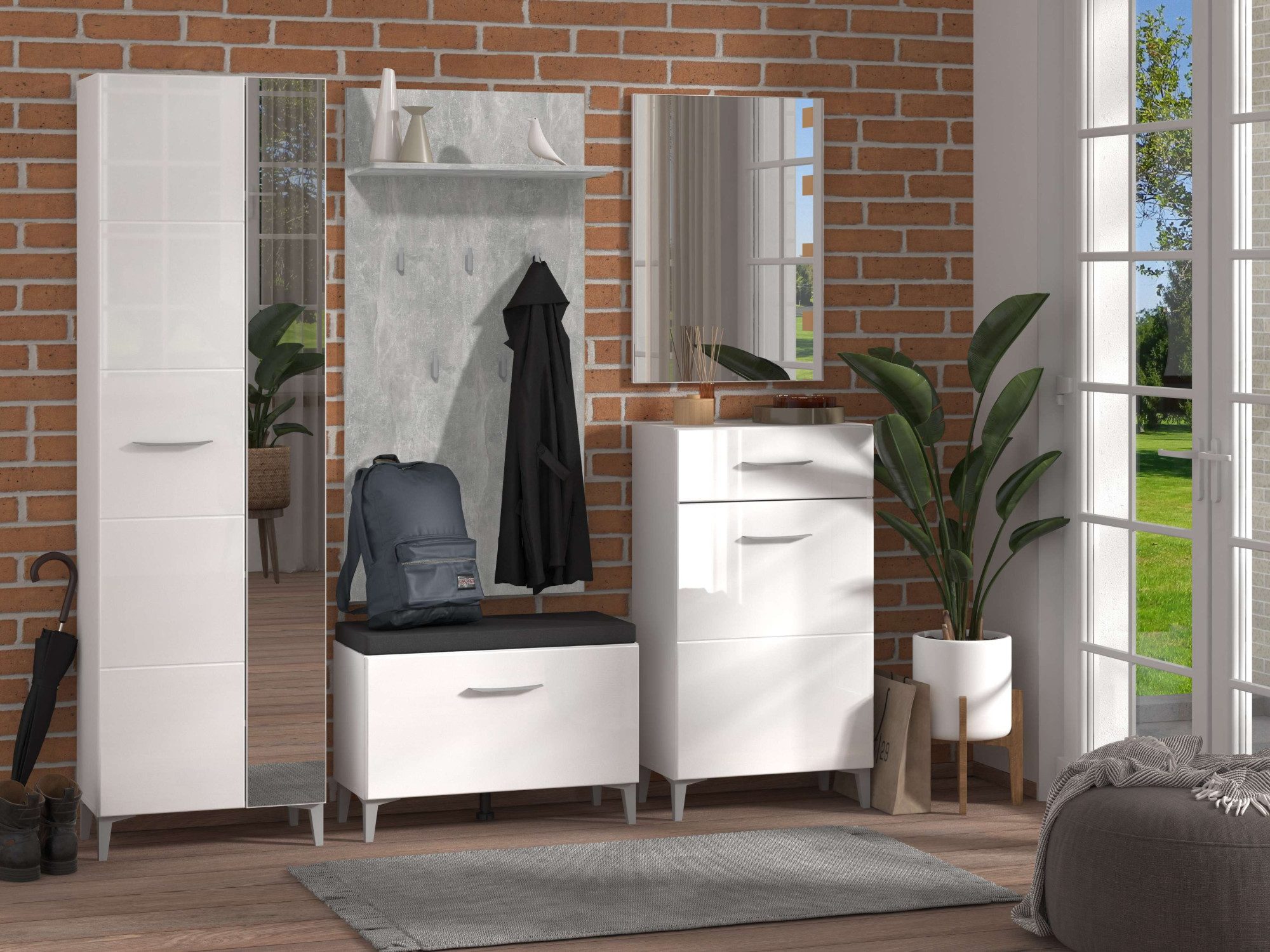 INOSIGN Garderobenpaneel Como, Wandregal mit Haken, günstig online kaufen