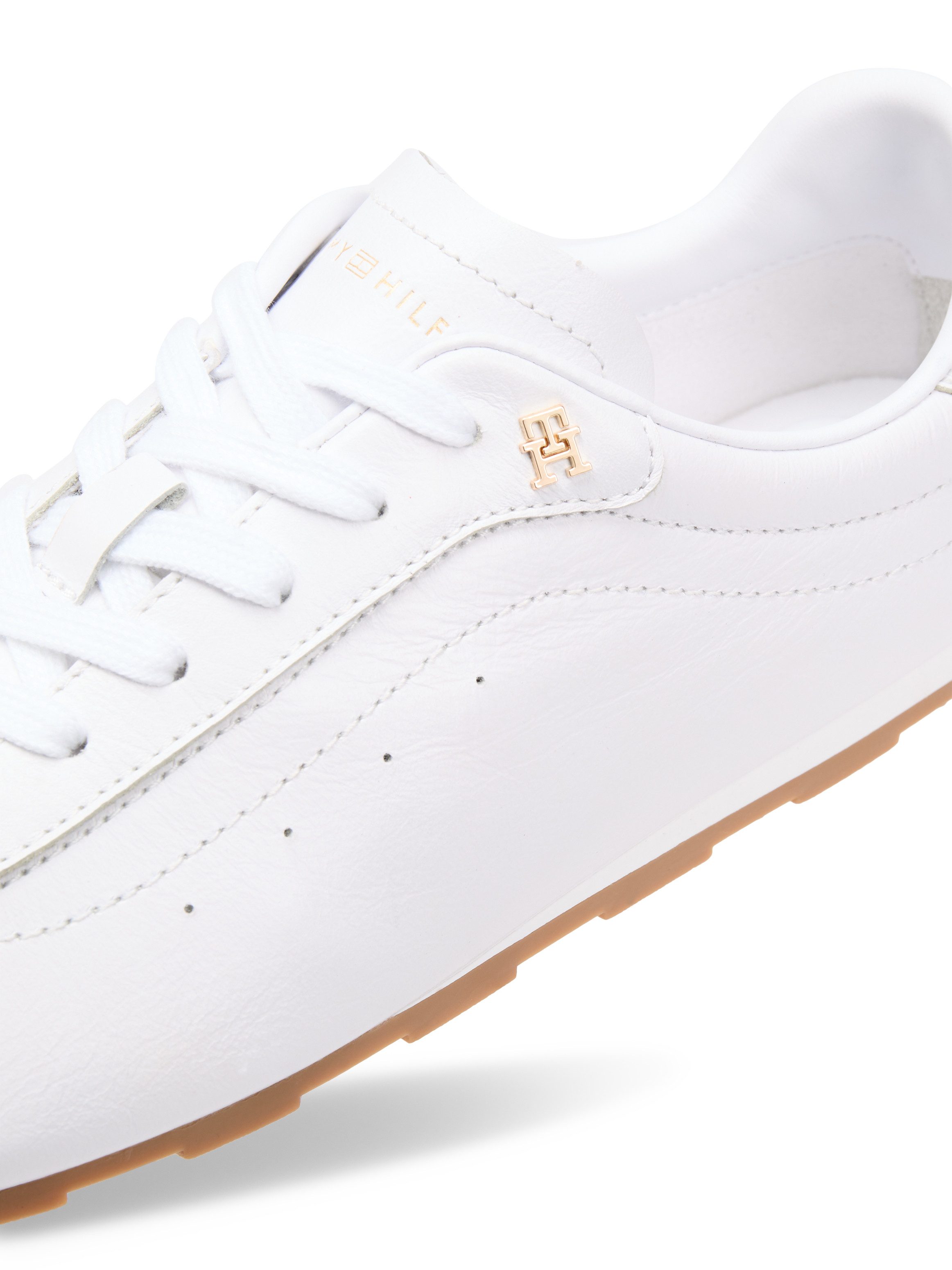Tommy Hilfiger TH LOW PROFILE RUNNER Sneaker, Freizeitschuh, Halbschuh, Schnürer im Golfer-Look