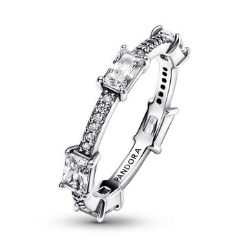 Pandora Fingerring Pandora Rectangular Bars Sparkling Pavé Ring 192397C01-56