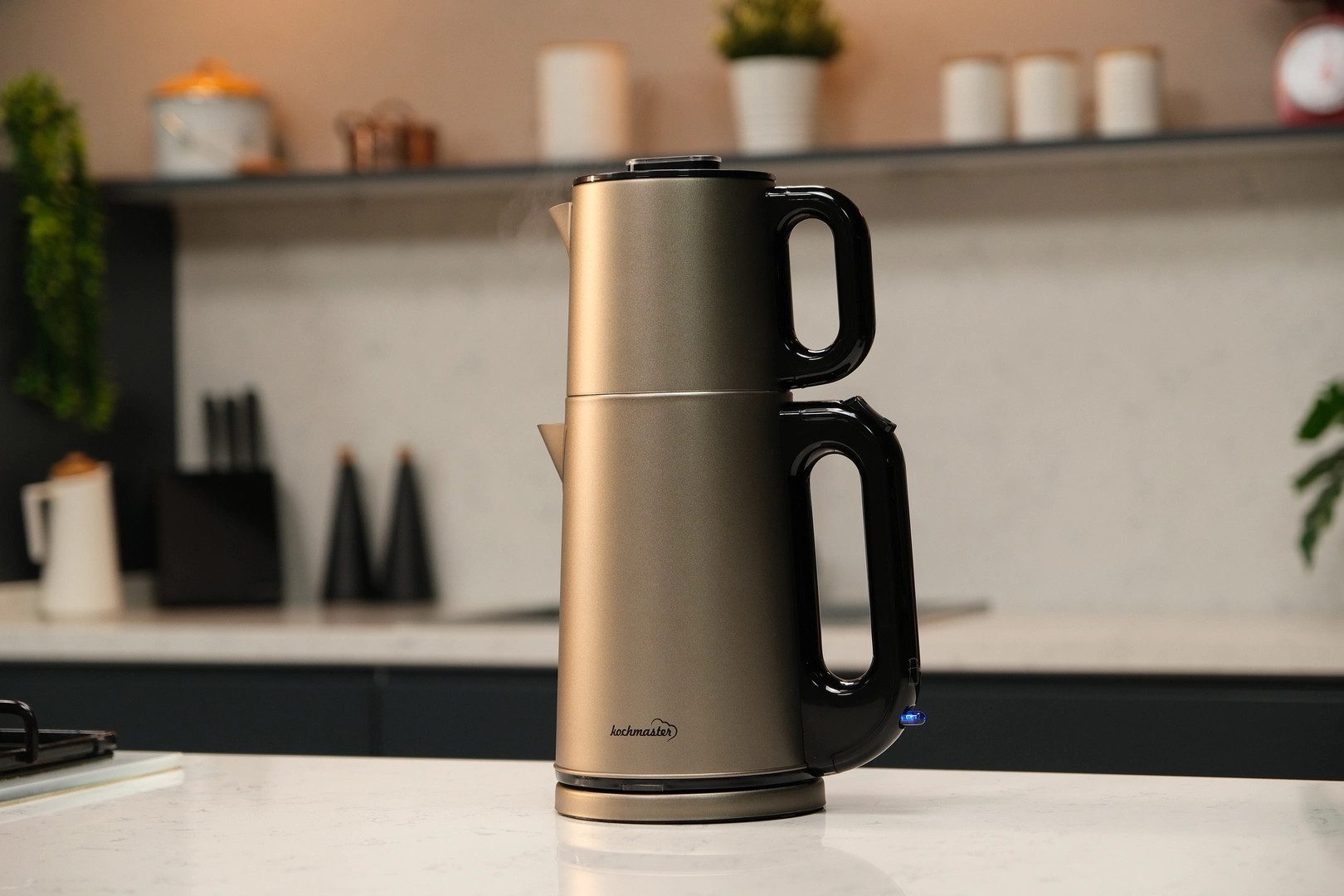 kochmaster Wasserkocher Dem Vakti Gold Edition Teekocher