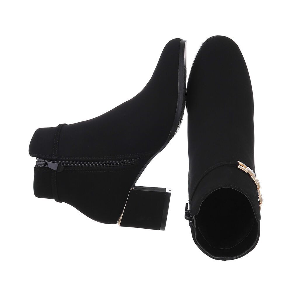 Ital-Design Damen Elegant Stiefelette (87108734) Blockabsatz günstig online kaufen