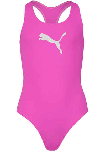 PUMA Badeanzug Mädchen-Schwimmanzug in Racerback-Passform