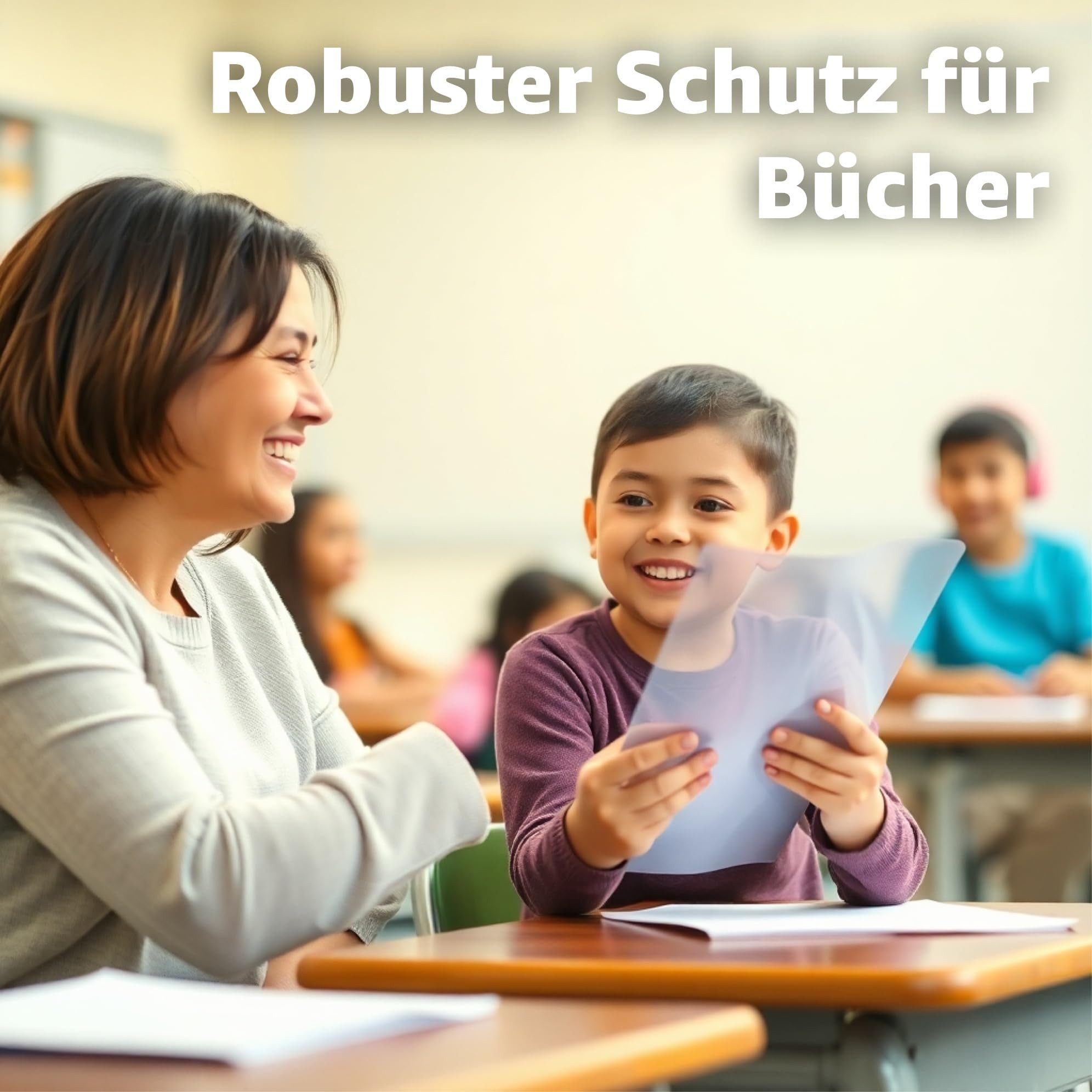 Organizabel Schulheft 15x Buchumschlag DIN A4 transparent - Buchhülle & Umschlag, strapazierfähig