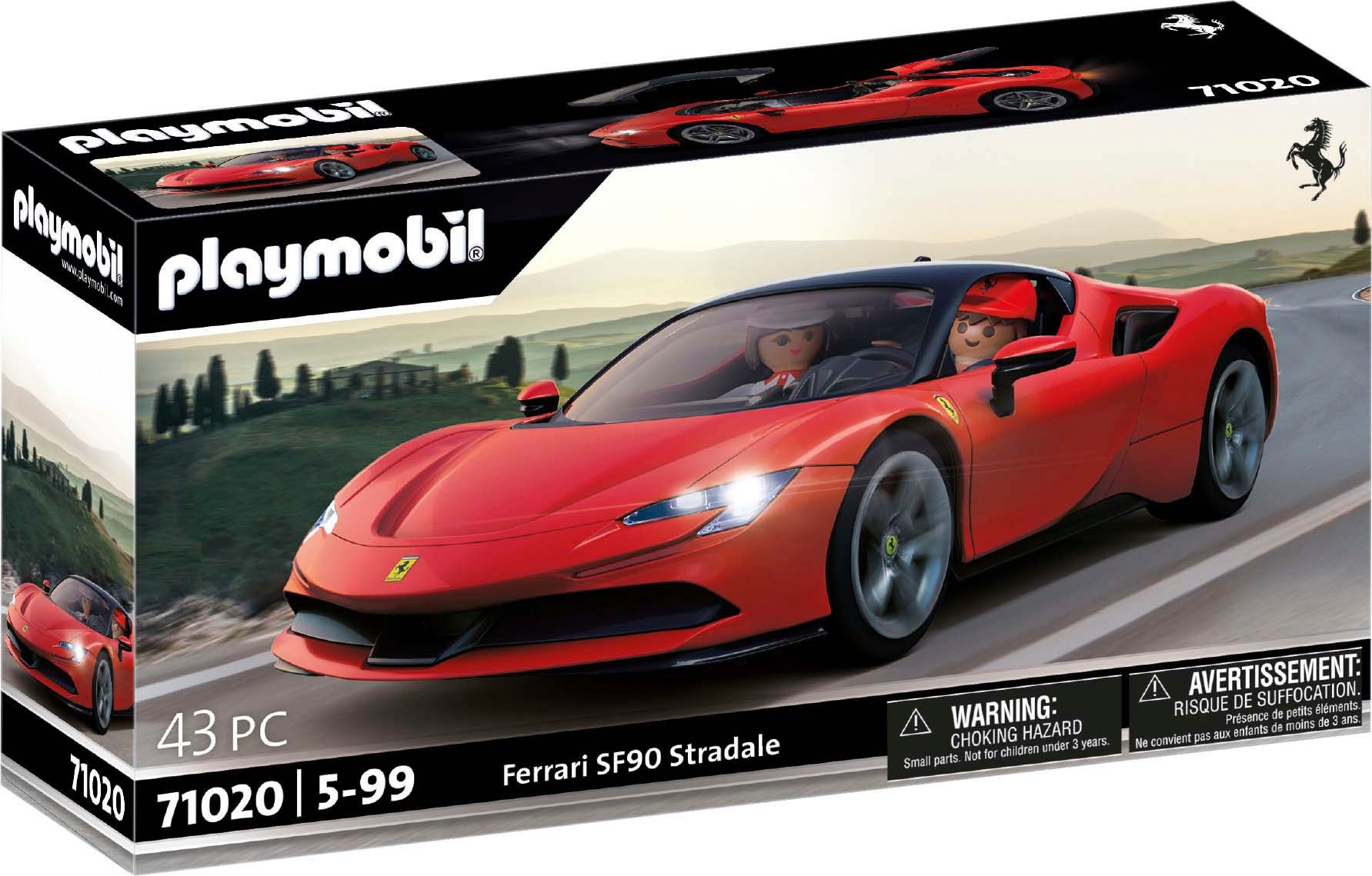 Playmobil® Konstruktions-Spielset Ferrari SF90 Stradale (71020), (43 St), mit Lichteffekten; Made in Germany