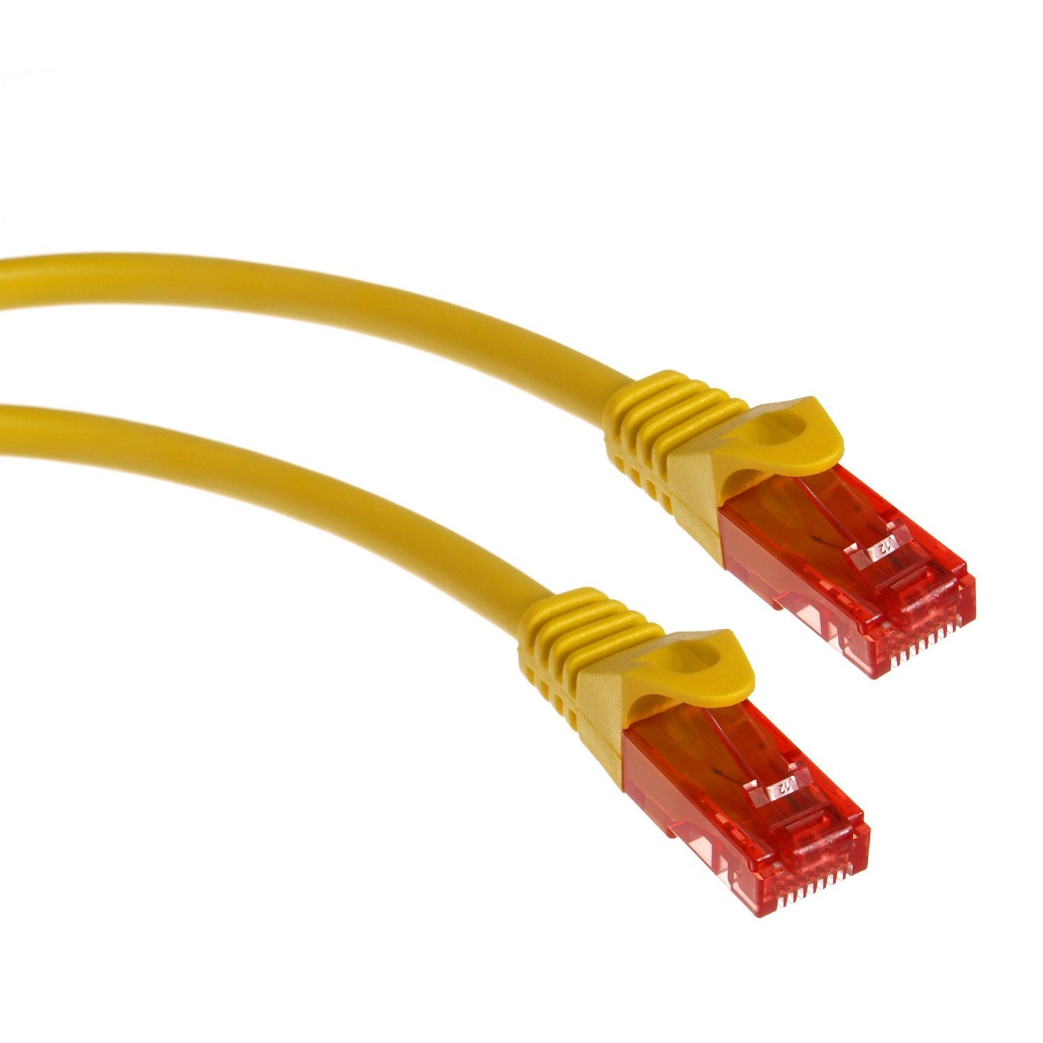 Maclean MCTV-301Y Кабель локальной сети, (100 cm), Lan Pro Netzwerkkabel. Ethernet RJ45 UTP CAT6 1m