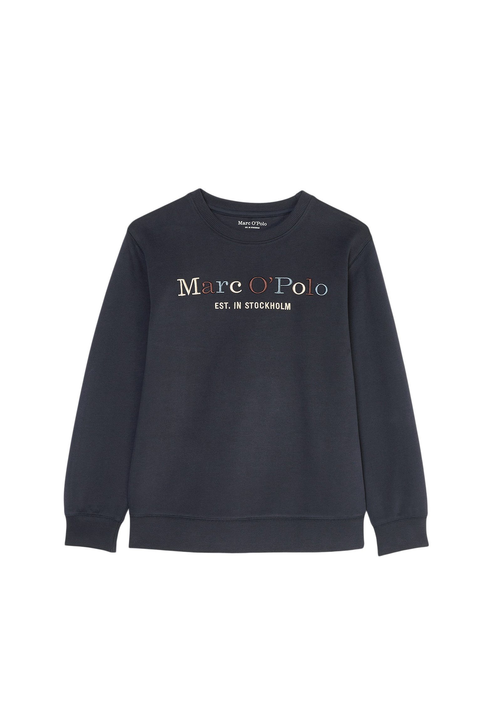Marc O'Polo Sweatshirt aus Bio-Baumwolle blau