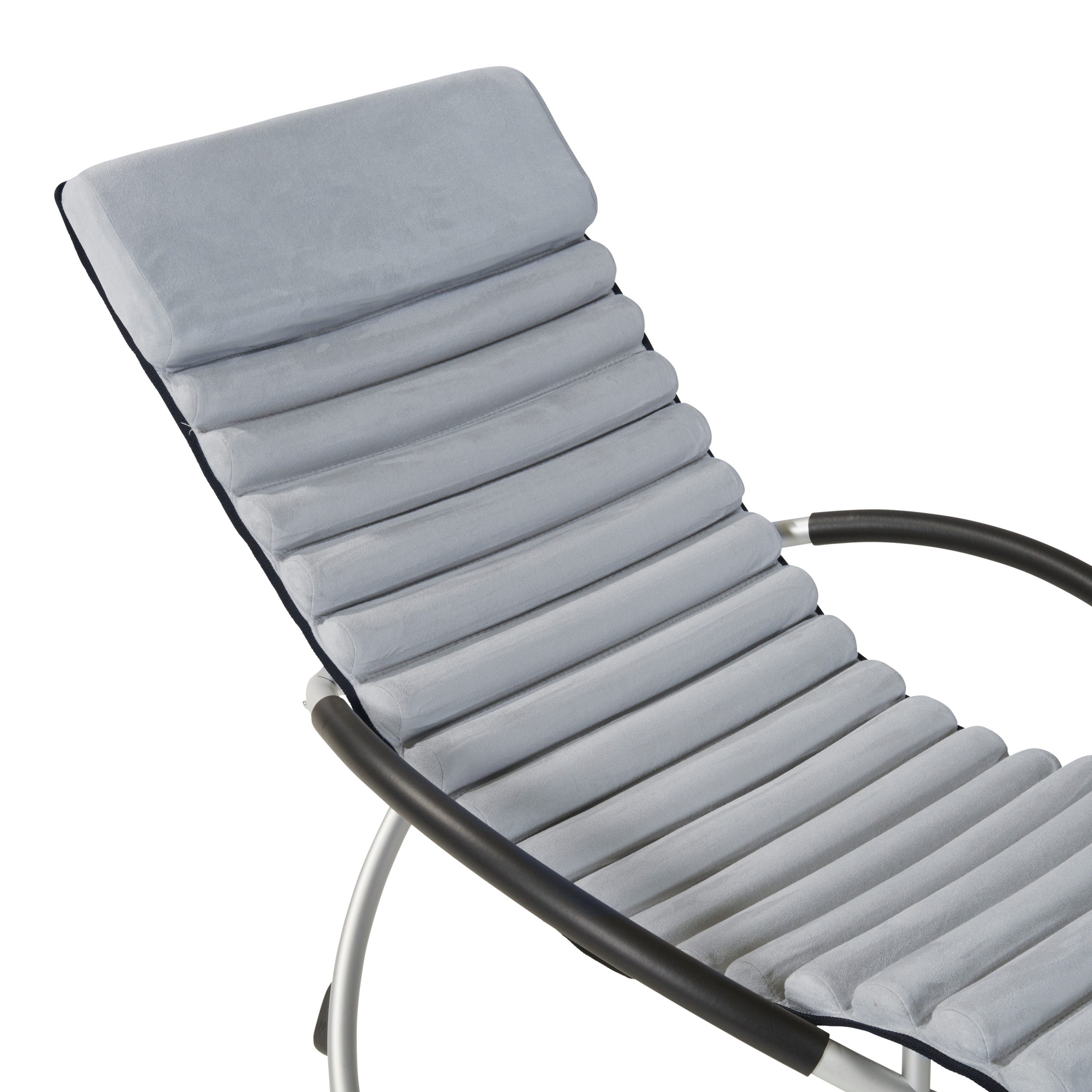 Leco Auflagekissen Kissenauflage grau zum LECO Schaukelstuhl, Für LECO Schaukelstuhl