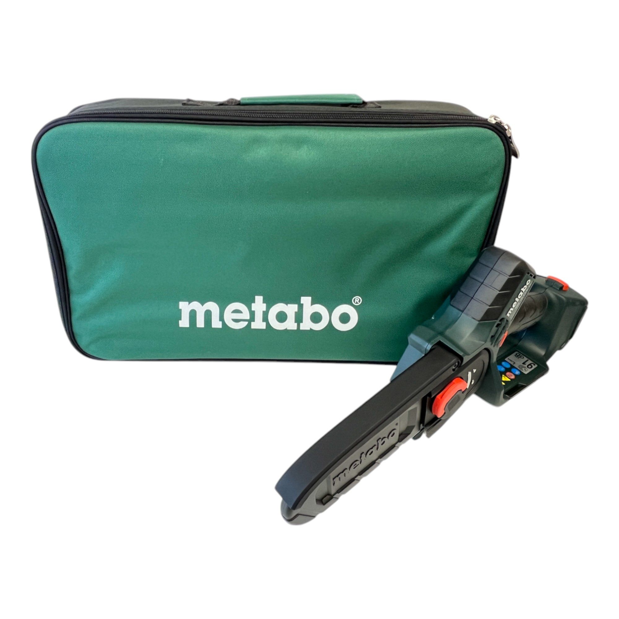 metabo Benzin-Kettensäge MS 18 LTX 15 18 V 15 cm 5 m/s + Tasche - ohne Akku, ohne Ladegerät
