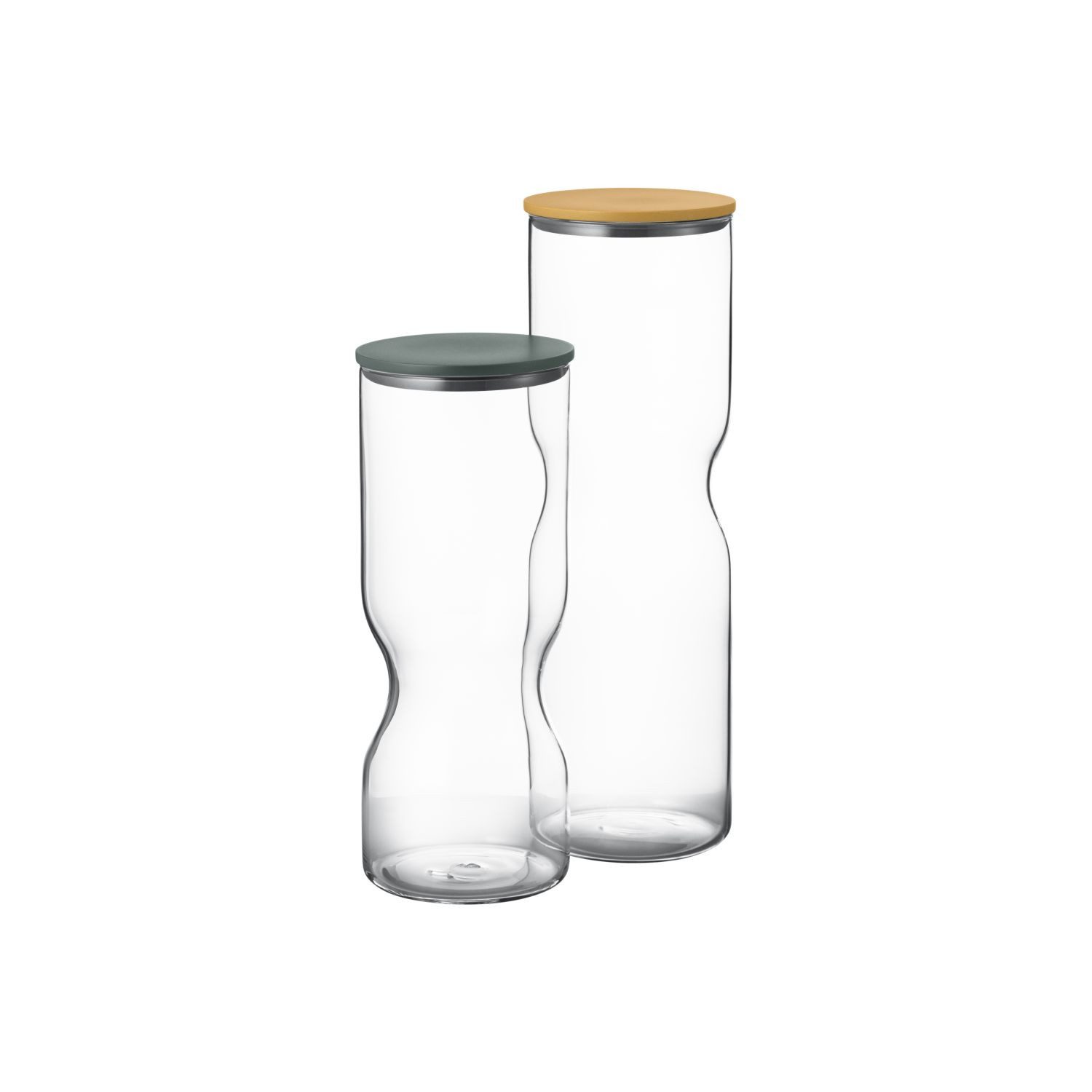 Georg Jensen Vorratsdose Alfredo Groß 1500 ml, Glas, thermoplastischer Kunststoff, (1-tlg)