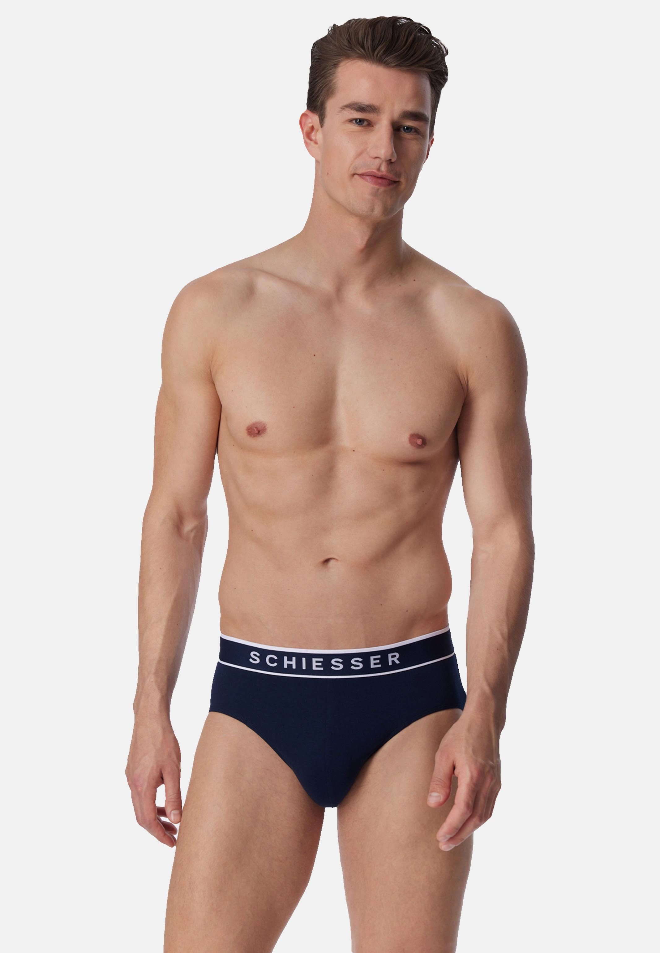 Schiesser Slip 9er Pack 95/5 Organic Cotton (Spar-Set, 9-St) Rio Slip / Unterhose - Baumwolle - ohne Eingriff - Atmungsaktiv