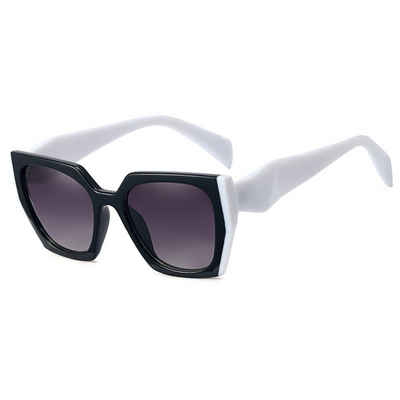 Housruse Sonnenbrille »Damen Sonnenbrille Polarisierte Große Rechteckige Mode Teenager Sonnenbrille Damen Moderne Damenbrille Sonnenschutz Vintage Cool Sport Sportlich Breite Sonnenbrille«