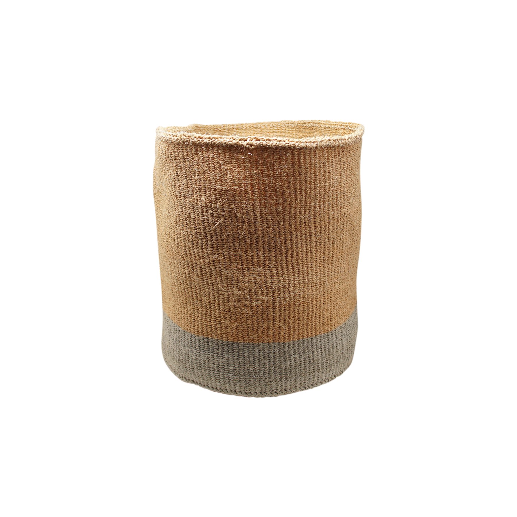 LaLe Living Dekokorb Anele in Natur-Grau, Ø30 x 35,5 cm, handgefertigt aus Sisal. € 59,90