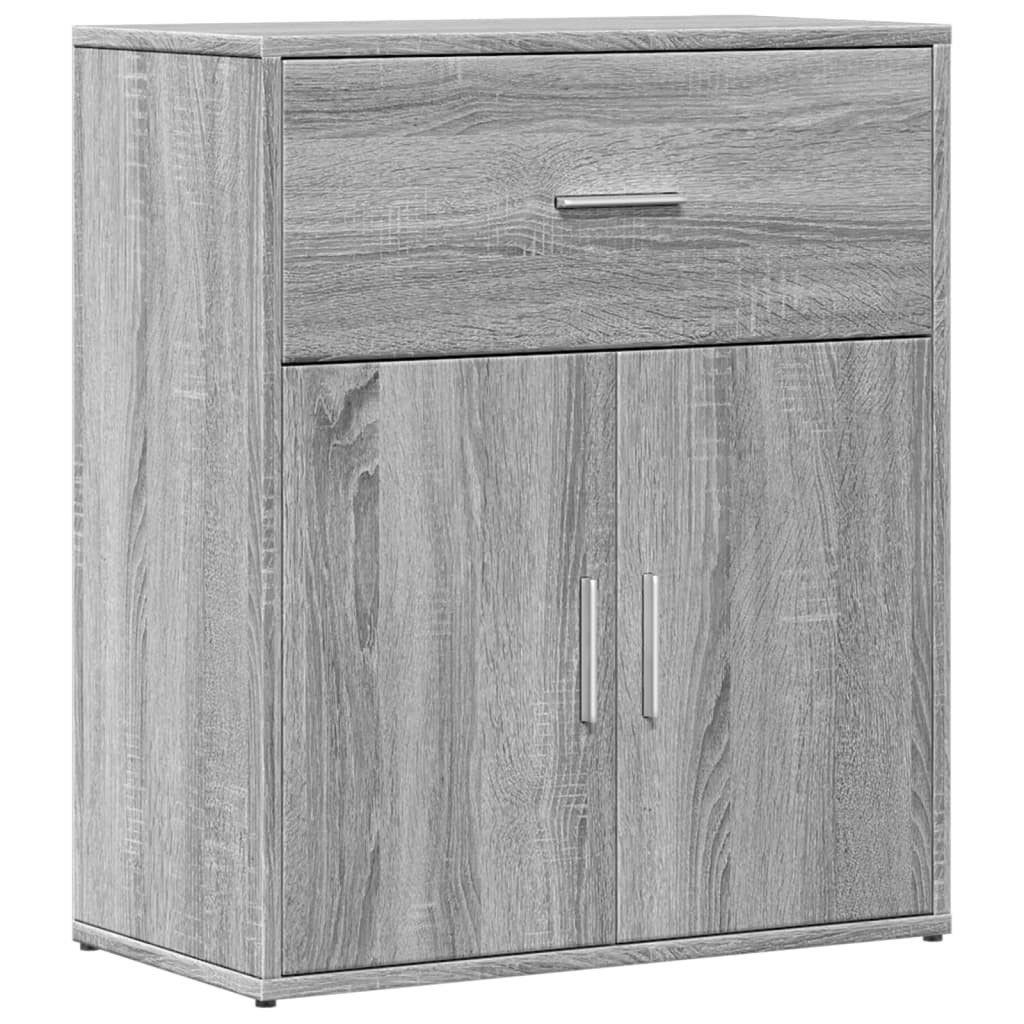 vidaXL Sideboard Sideboard Grau Sonoma-Eiche 60x31x70 günstig online kaufen