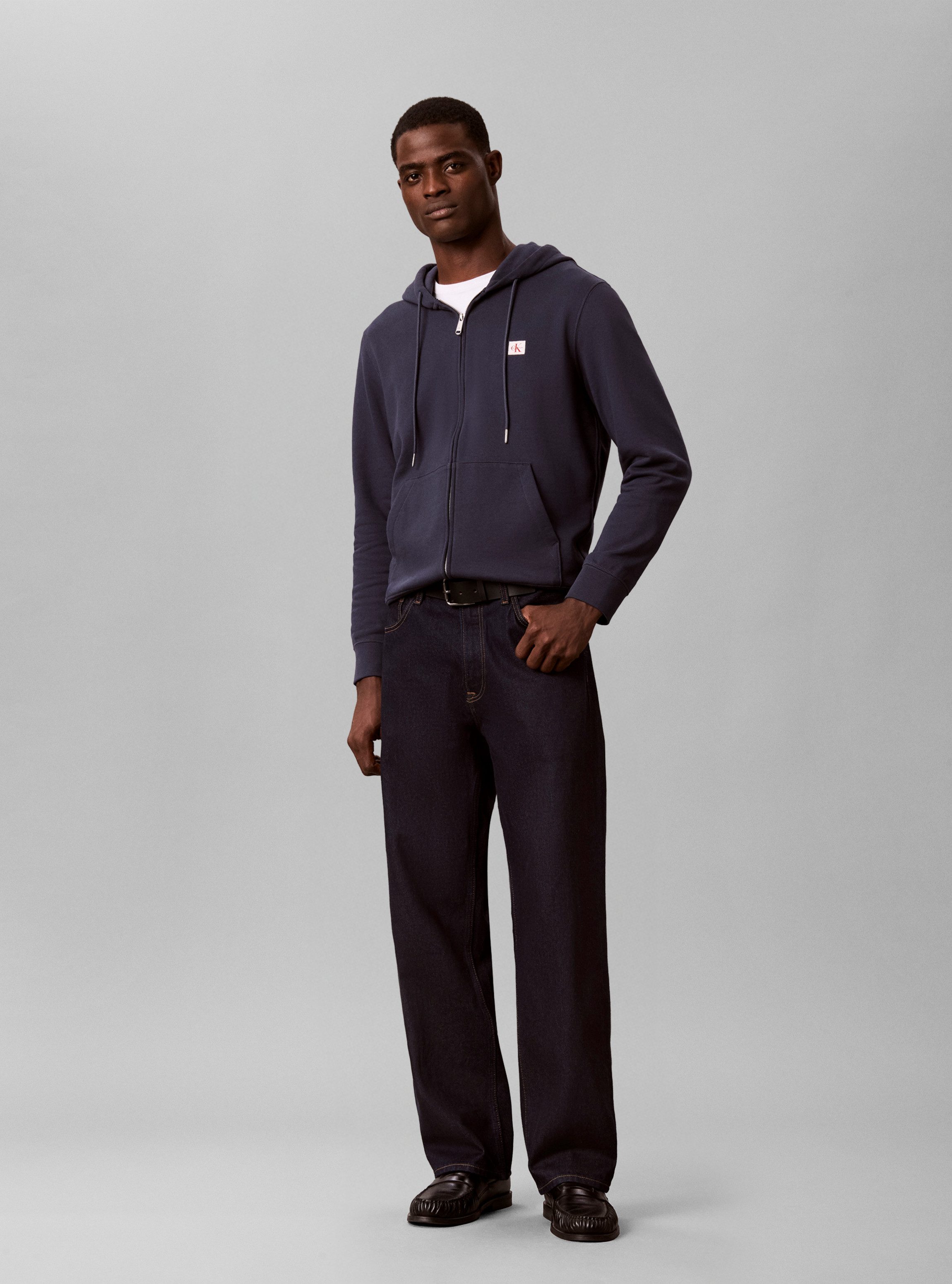 Calvin Klein Jeans Kapuzensweatshirt WOVEN HOODIE Regular fit mit Kapuze – Bild 5 von 5