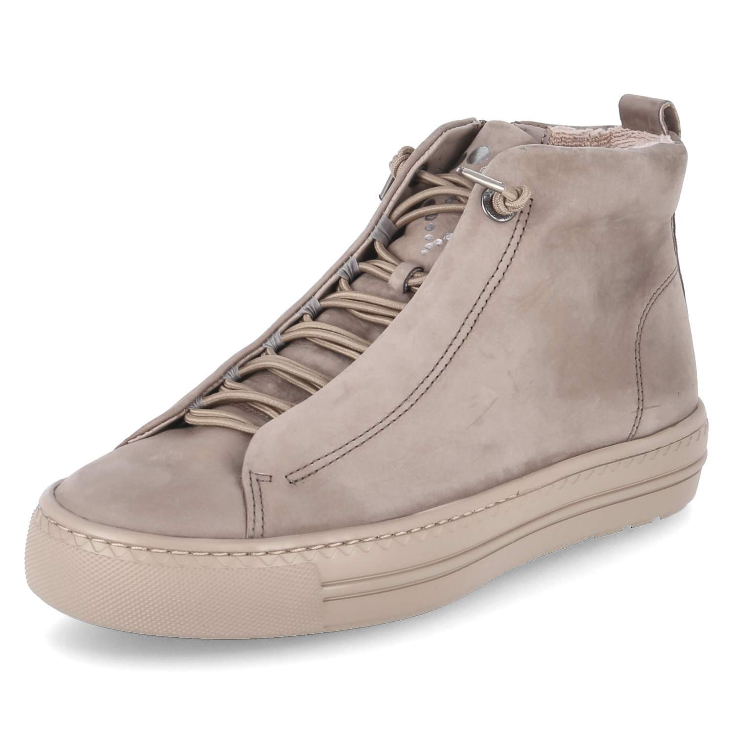 Paul Green Paul Green 5283-05 Damen Rauleder taupe Schnürstiefel günstig online kaufen